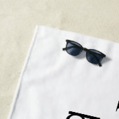 オリジナル ブライズメイド ギフト ウェディング ブライダル パーティ ビーチタオル (インサイチュ)