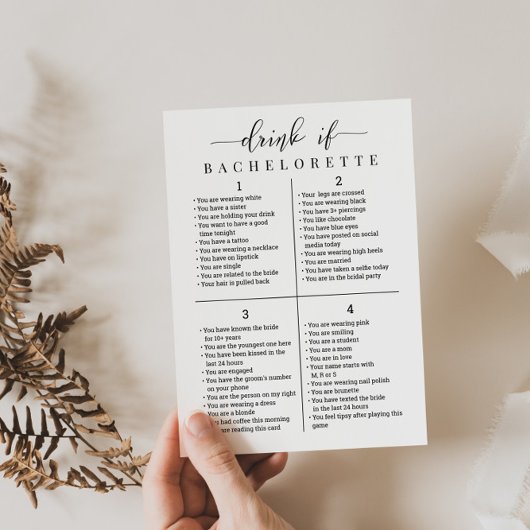 オリジナル ブライダルパーティ 飲みゲーム カード