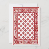 オリジナル プレイイングカード ヴェガス ウェディング サンクスノート サンキューカード (裏面)