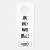 オリジナル プロモーションアイテムまたはパーティーファーバー ドアノブサイン (裏面)