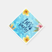 オリジナル プールパーティー スタンダードカクテルナプキン (角)