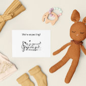 オリジナル ベビーシャワー 音楽 鳥のメモ 記念品 招待状