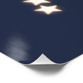 オリジナル ベビー ゾウ 釣り 4つ星 ポスター (コーナー)