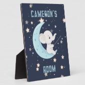 オリジナル ベビー ゾウ 釣り 4 つ星 ポスター フォトプラーク (側面)