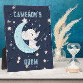 オリジナル ベビー ゾウ 釣り 4 つ星 ポスター フォトプラーク (側面)