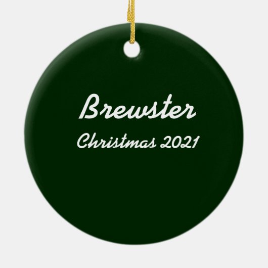 オリジナル ペットメモリアルオーナメント - フォトキーペース セラミックオーナメント (裏面)