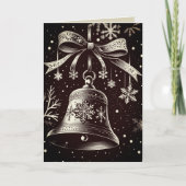 オリジナル ホリデー ベル グリーティング カード (正面)