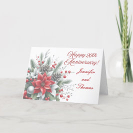 オリジナル ホリデー 20周年 誕生日カード シーズンカード