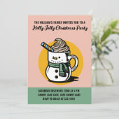 オリジナル ホリー ジョリー クリスマス パーティー 招待状 (スタンド正面)