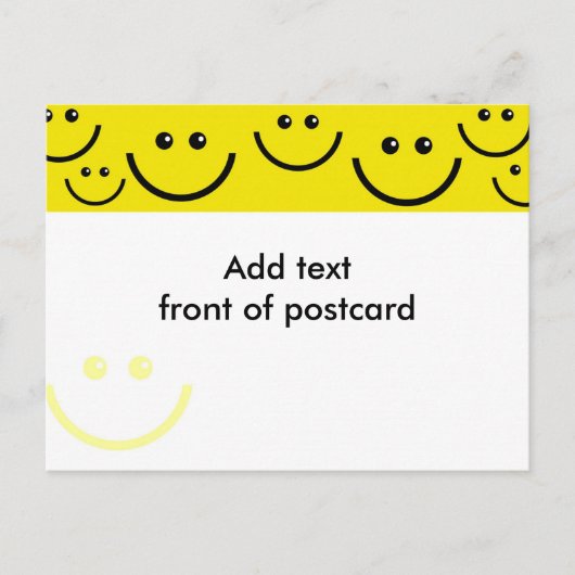 オリジナル ポストカード, 表面と裏面にテキストを追加 ポストカード (正面)
