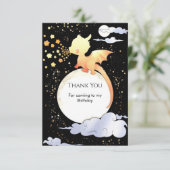 オリジナル マジカルドラゴン 誕生日 サンキューカード (スタンド正面)