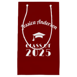 オリジナル マロンとホワイトの卒業式 スモールペーパーバッグ