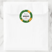 オリジナル マーマレード 果物 保存食品 ギフト オーダーメイド ラウンドシール (バッグ)