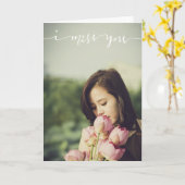 オリジナル ミスユー フォトカード カード (黄色い花)