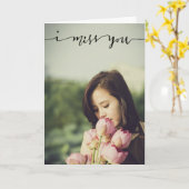 オリジナル ミスユー フォトカード カード (黄色い花)