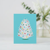 オリジナル ミッドセンチュリー ツリー ホリデー ポストカード (スタンド正面)