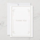 オリジナル ミニマル フォト 招待状 (裏面)