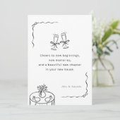 オリジナル ミニマル 新居カード カード (スタンド正面)