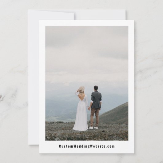 オリジナル ミュージック アルバム カバー プレイリスト 2 枚の写真 結婚式 セーブザデート (裏面)