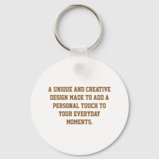 オリジナル メタル サークル キーホルダー 2" キーホルダー