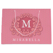 オリジナル モダン おしゃれ オーダーメイド ラージペーパーバッグ (正面)