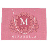 オリジナル モダン おしゃれ オーダーメイド ラージペーパーバッグ (裏面)