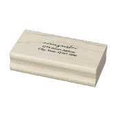 オリジナル モダン スクリプト アドレス スタンプ (スタンプ)