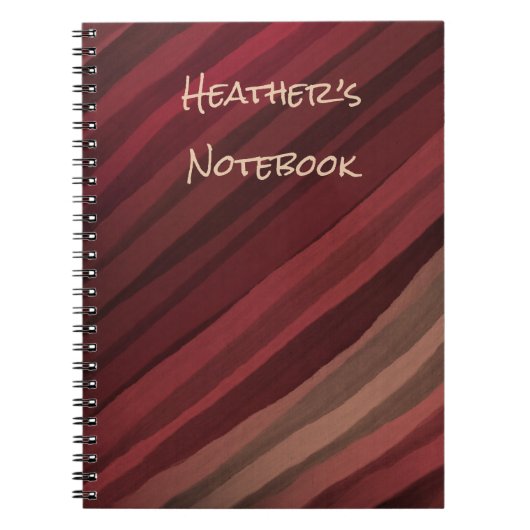 オリジナル モダン デザイン スパイラル ノートブック (正面)