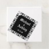 オリジナル モダン ブラック＆ホワイト レース モノグラム フェイバータグ (インサイチュ)