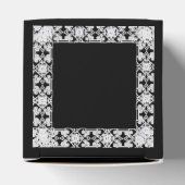 オリジナル モダン ブラック&ホワイト レース モノグラム フェイバーボックス (上部)