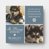オリジナル モダン ペットメモリアル フォト フォトプラーク (正面)