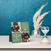 オリジナル モダン ペットメモリアル フォト フォトプラーク (インサイチュ)