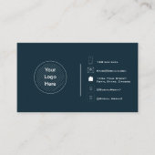 オリジナル モダン ミニマル ロゴを作成 自分だけのデザイン 名刺 (正面)