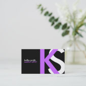 [オリジナル]モノグラム名刺 名刺 (スタンド正面)