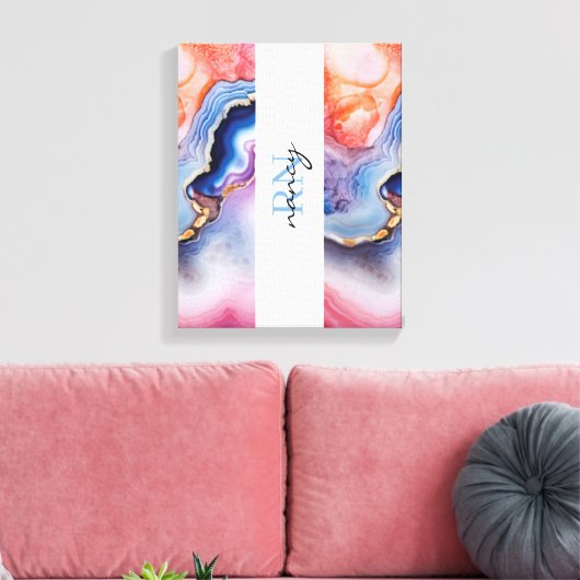 オリジナル モノグラム キャンバスプリント (インサイチュ (リビング))