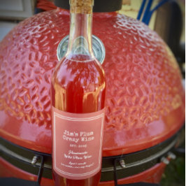 オリジナル ユニーク 自家製 ワイルド プラム  ワインラベル