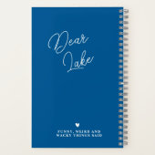 オリジナル ユーモア ファミリー名言日記 ノートブック (裏面)