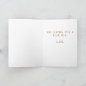 オリジナル ラスティック あなたのことを想って カード (内部)