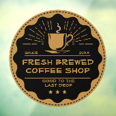 オリジナル ラスティック カフェ マグカップ ビジネス フロントをカスタマイズ ウィンドウサイン (シート3)