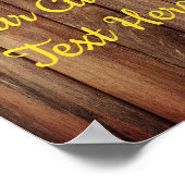 オリジナル ラスティック ヒマワリ 結婚記念日 パーティー サイン (角)