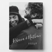 オリジナル ラブ カップル フォト ウェディング デート フォトプラーク (正面)