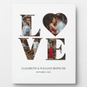 オリジナル ラブ ハート 4 フォト 縦 プラーク (正面)