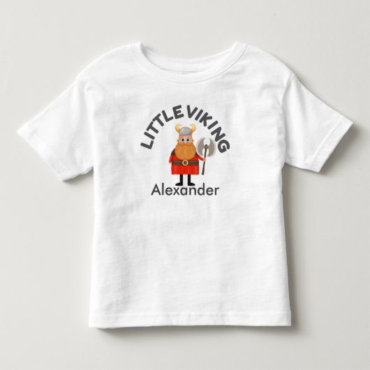 オリジナル リトルバイキング キッズTシャツ トドラーTシャツ (正面)