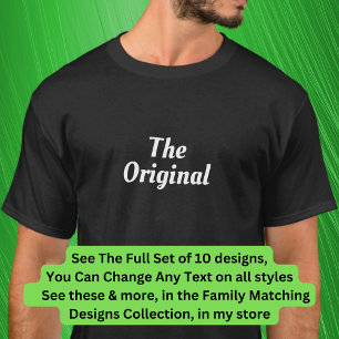 オリジナル、リミックス等マッチング音楽ファミリー Tシャツ