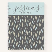 オリジナル レシピ スパイラル ノートブック (正面)