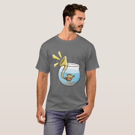 オリジナル・レトロな音楽の道 Tシャツ (正面フル)