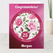 オリジナル ローズ リカバリー マイルストーン カード (正面)