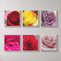 オリジナル ローズ 写真 バラの花 フラワー キャンバス ウォールアート