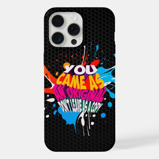 オリジナル-ヴィンテージブラック版 iPhoneケース (裏面)