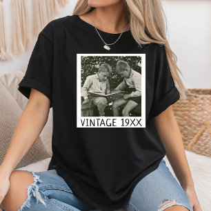 オリジナル ヴィンテージ フォト テキスト ノスタルジック 90年代 ヴァイブ 写真 Tシャツ